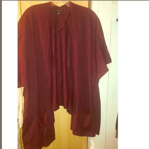 Brand New Without Tags Boysenberry Cardigan